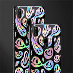 acid smiles chromatic edition glass case for vivo y95 image-2