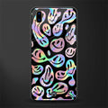 acid smiles chromatic edition glass case for vivo v11 pro image