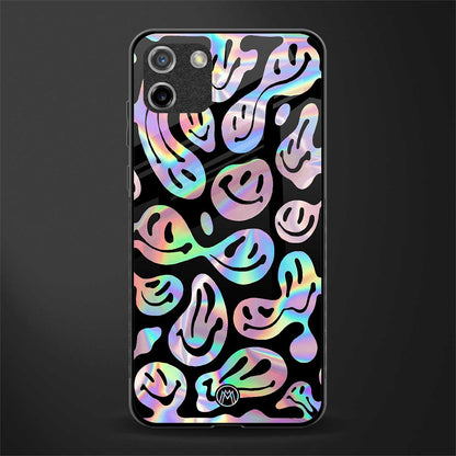 acid smiles chromatic edition glass case for realme c11 image
