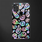 acid smiles chromatic edition glass case for samsung galaxy a21s image