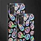 acid smiles chromatic edition glass case for samsung galaxy note 20 image-2