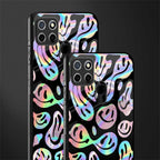 acid smiles chromatic edition glass case for realme c25 realme c25s image-2