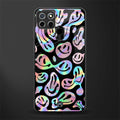 acid smiles chromatic edition glass case for realme narzo 30a image