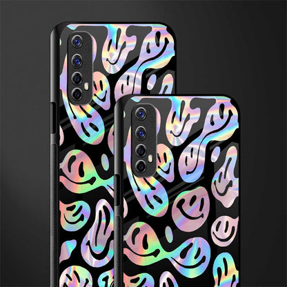 acid smiles chromatic edition glass case for realme narzo 20 pro image-2