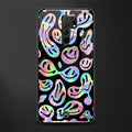 acid smiles chromatic edition glass case for poco m2 image