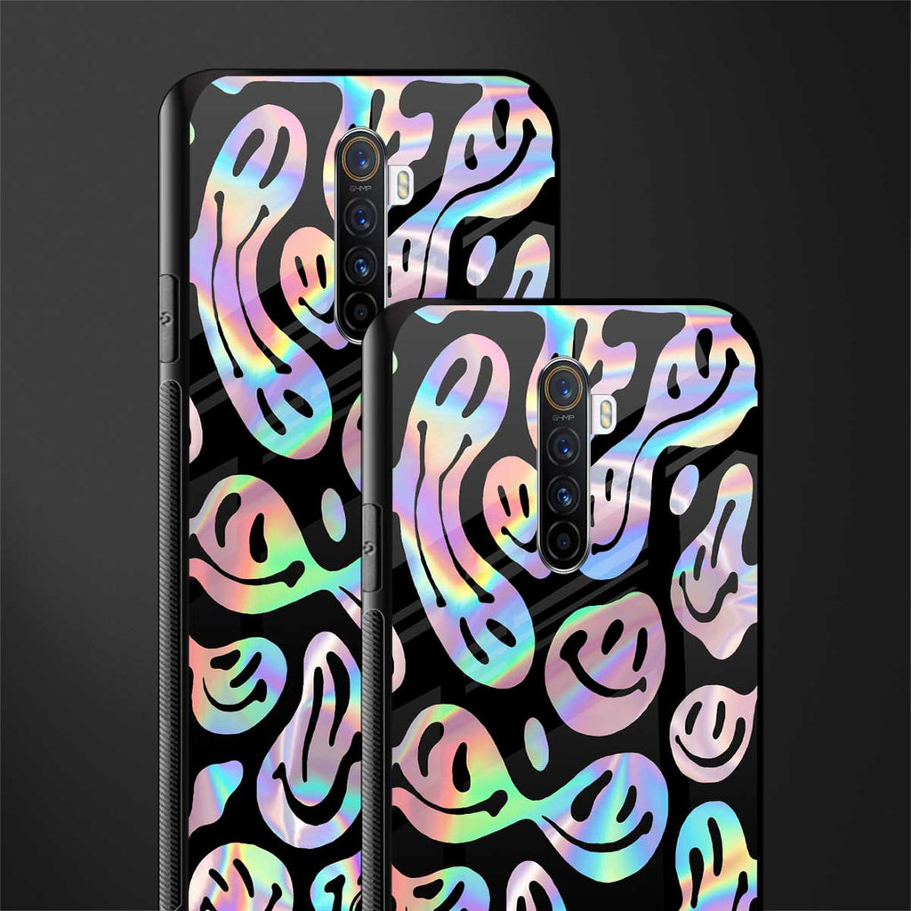 acid smiles chromatic edition glass case for realme x2 pro image-2