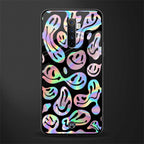 acid smiles chromatic edition glass case for realme x2 pro image