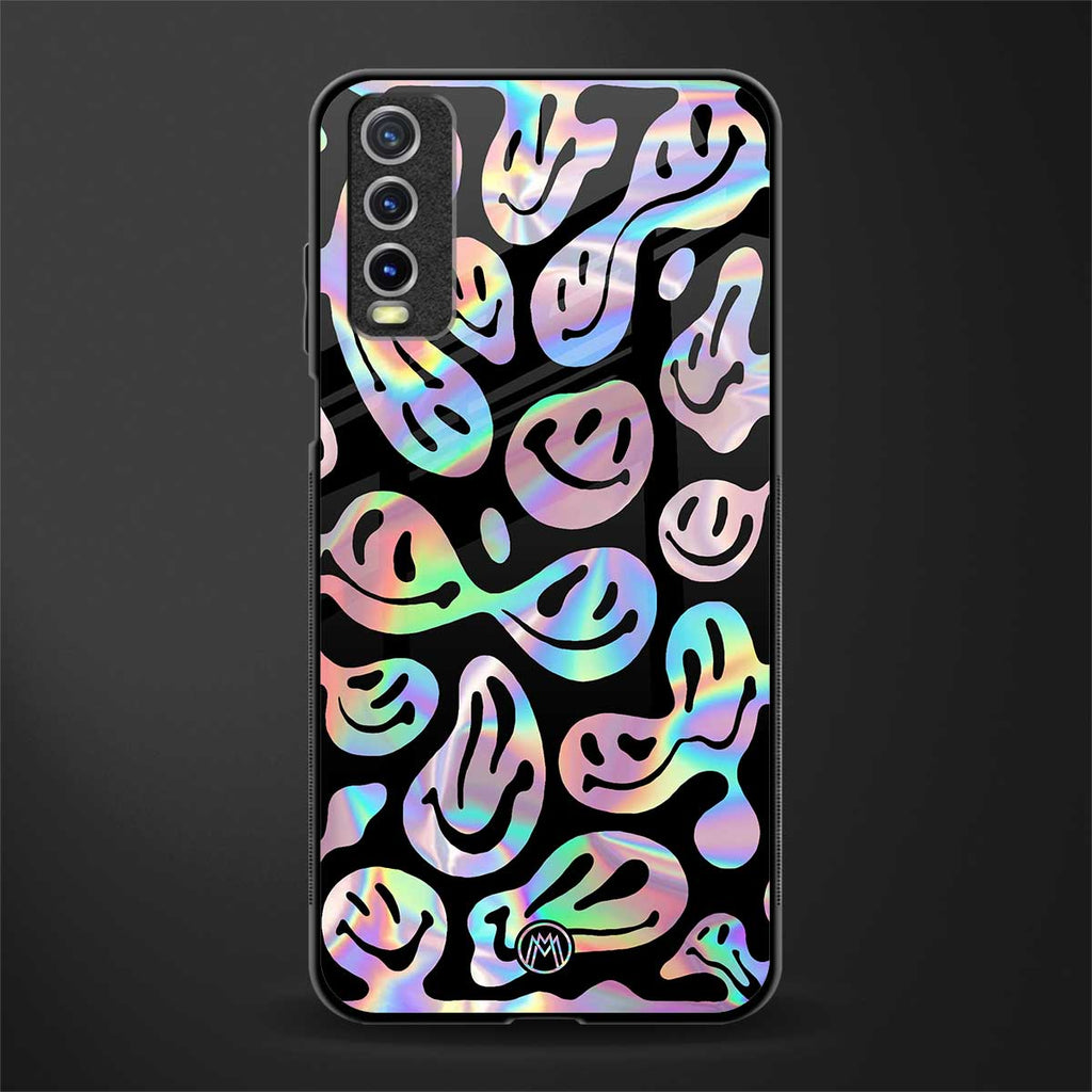 acid smiles chromatic edition glass case for vivo y20i vivo y20t image