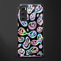 acid smiles chromatic edition glass case for vivo v20 se image