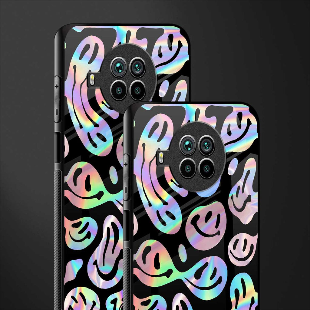acid smiles chromatic edition glass case for mi 10i image-2