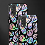 acid smiles chromatic edition glass case for redmi 9 power image-2