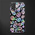 acid smiles chromatic edition glass case for redmi 9 power image