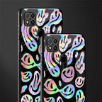 acid smiles chromatic edition glass case for redmi 9 image-2