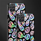 acid smiles chromatic edition glass case for samsung galaxy a12 image-2