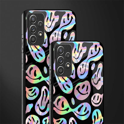 acid smiles chromatic edition glass case for samsung galaxy a72 image-2