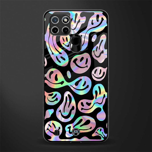 acid smiles chromatic edition glass case for realme c21y image