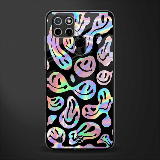 acid smiles chromatic edition glass case for realme c25y image