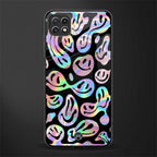 acid smiles chromatic edition glass case for samsung galaxy a22 5g image