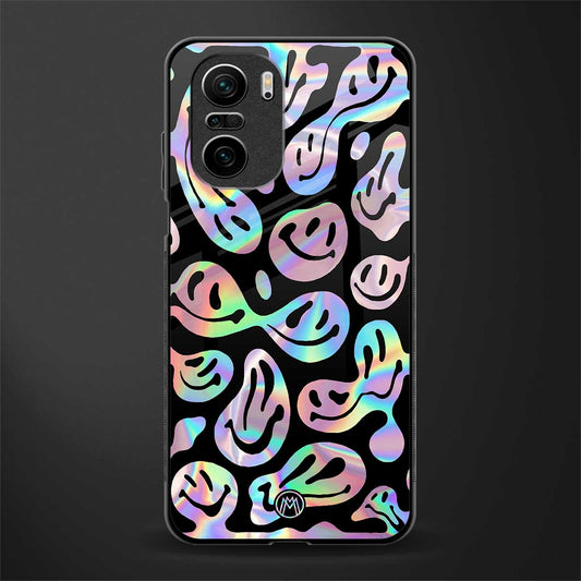 acid smiles chromatic edition glass case for mi 11x 5g image
