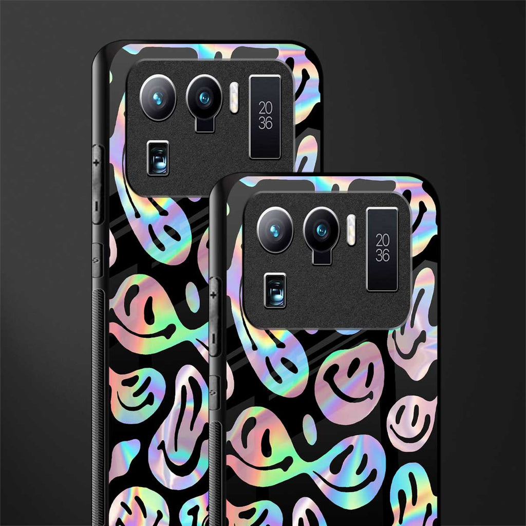 acid smiles chromatic edition glass case for mi 11 ultra 5g image-2