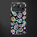 acid smiles chromatic edition glass case for mi 11 ultra 5g image
