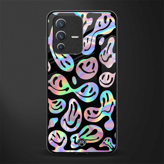 acid smiles chromatic edition glass case for vivo v23 5g image