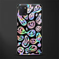 acid smiles chromatic edition glass case for samsung a81 image