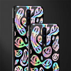 acid smiles chromatic edition glass case for oneplus 8 image-2