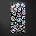 acid smiles chromatic edition glass case for iphone 8 image