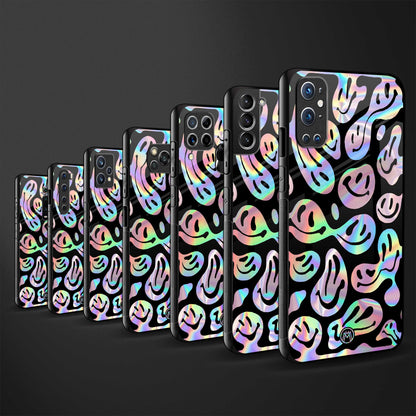 acid smiles chromatic edition glass case for oppo f19 pro image-3