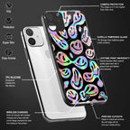 acid smiles chromatic edition glass case for oppo a54 image-4