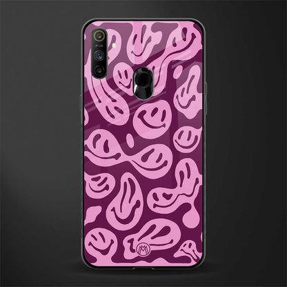 acid smiles grape edition glass case for realme narzo 20a image