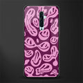 acid smiles grape edition glass case for oppo reno 2z image