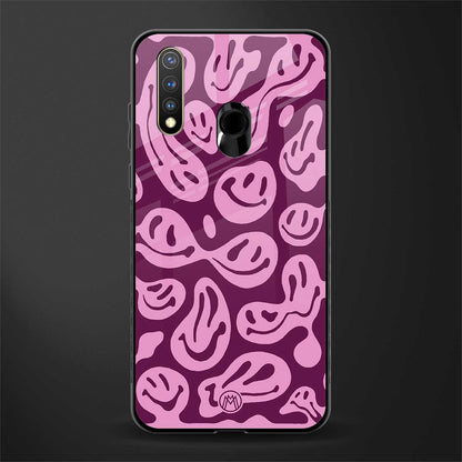 acid smiles grape edition glass case for vivo y19 image