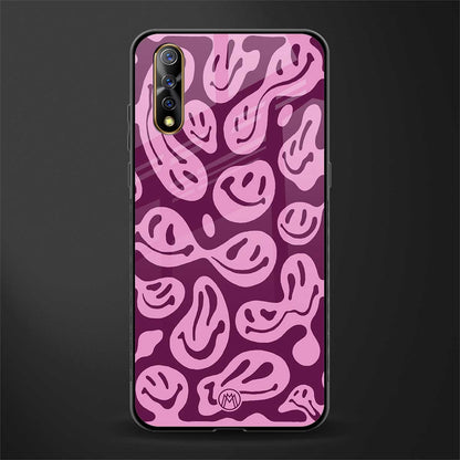 acid smiles grape edition glass case for vivo z1x image