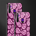 acid smiles grape edition glass case for realme 5i image-2