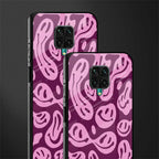 acid smiles grape edition glass case for poco m2 pro image-2
