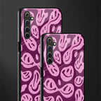 acid smiles grape edition glass case for realme 6 pro image-2