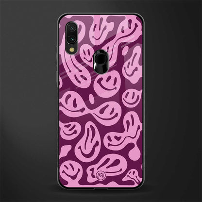 acid smiles grape edition glass case for redmi note 7s image