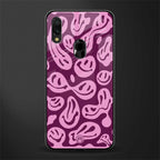 acid smiles grape edition glass case for redmi note 7 pro image