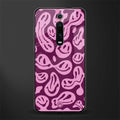acid smiles grape edition glass case for redmi k20 pro image