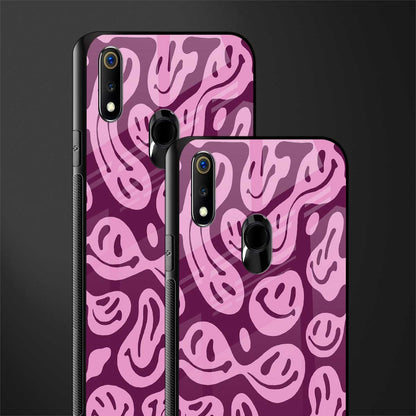 acid smiles grape edition glass case for realme 3i image-2