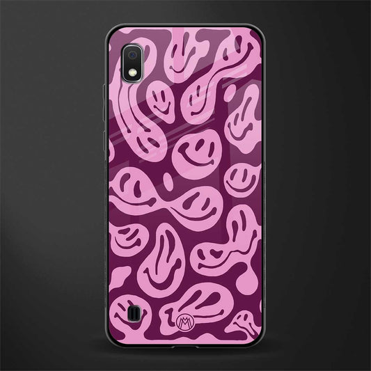 acid smiles grape edition glass case for samsung galaxy a10 image