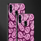 acid smiles grape edition glass case for samsung galaxy a20s image-2