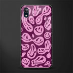 acid smiles grape edition glass case for vivo y91i image