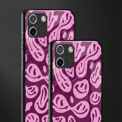 acid smiles grape edition glass case for realme c11 image-2