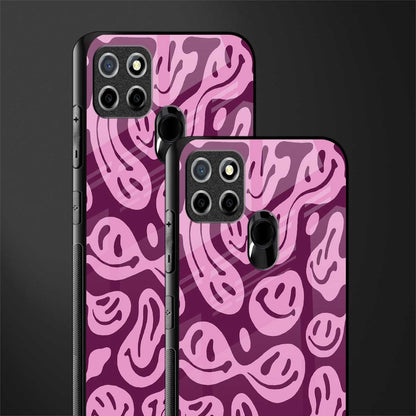 acid smiles grape edition glass case for realme narzo 20 image-2