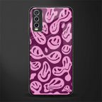 acid smiles grape edition glass case for vivo y20i vivo y20t image