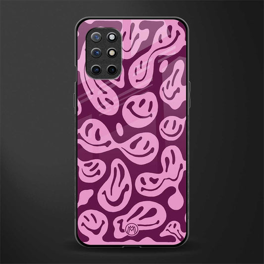 acid smiles grape edition glass case for oneplus 8t image