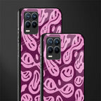 acid smiles grape edition glass case for realme 8 pro image-2